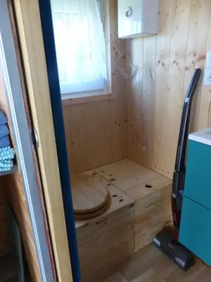 Salle de bains dans l'établissement Mon ptit nid house Tiny house