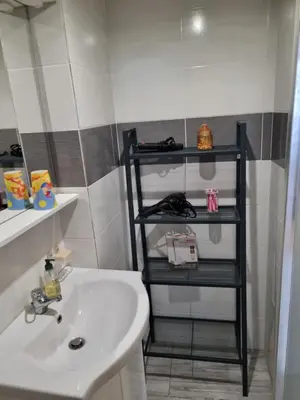 Salle de bains dans l'établissement T1 meublé
