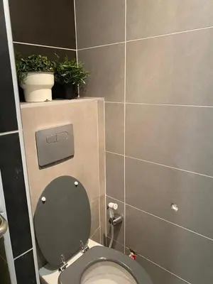 Salle de bains dans l'établissement Studio - Carré de Soie Vaulx en Velin