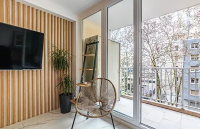 Télévision ou salle de divertissement dans l'établissement Tête d'or park, Zen & elegant