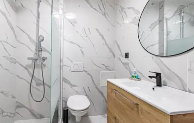 Salle de bains dans l'établissement Tête d'or park, Zen & elegant
