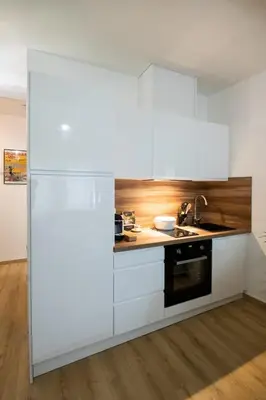 Cuisine ou kitchenette dans l'établissement Le Gatsby Superbe cocon cosy proche place