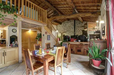 Cuisine ou kitchenette dans l'établissement Le clos du martouret
