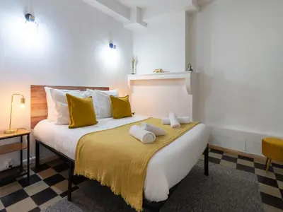 Un ou plusieurs lits dans un hébergement de l'établissement La petite escapade - Vienna Authentica
