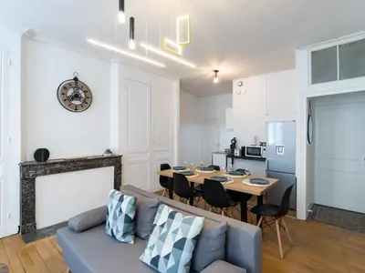 Cuisine ou kitchenette dans l'établissement La petite escapade - Vienna Authentica