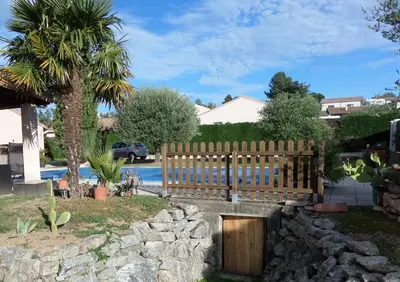 Jardin de l'établissement Au Clos Decoeur