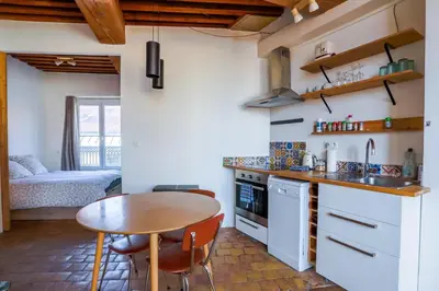 Cuisine ou kitchenette dans l'établissement Lyon Premium - Nid de l'Opéra