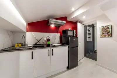 Cuisine ou kitchenette dans l'établissement All in Lyon | Studio central – place des Célestins