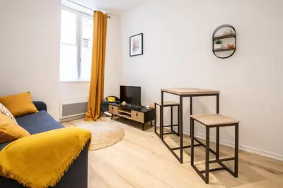 Télévision ou salle de divertissement dans l'établissement L'Opéra 9-Joli studio proche Opéra/Hôtel de Ville