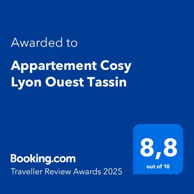 Certificat, récompense, panneau ou autre document affiché dans l'établissement Appartement Cosy Lyon Ouest Tassin