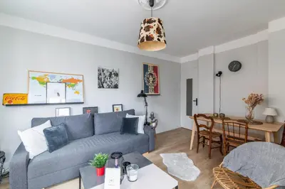 Coin salon dans l'établissement Appartement de la Bannière - Welkeys
