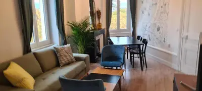 Coin salon dans l'établissement Appartement deux chambres - Garibaldi
