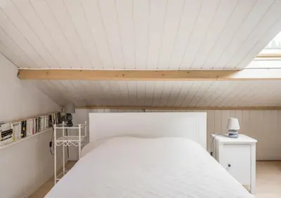 Un ou plusieurs lits dans un hébergement de l'établissement Chambres privées dans maison avec jardin-Proche LDLC-Groupama Stadium-Eurexpo