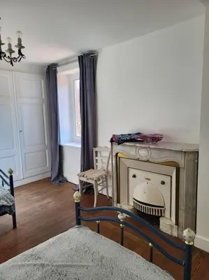 Coin salon dans l'établissement Gite la ferme des maraîchers