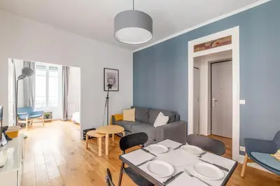 Un ou plusieurs lits dans un hébergement de l'établissement Appartement Anatha - Welkeys