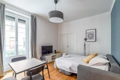 Un ou plusieurs lits dans un hébergement de l'établissement Appartement Anatha - Welkeys