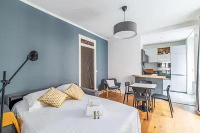 Coin salon dans l'établissement Appartement Anatha - Welkeys