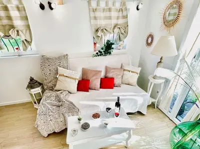 Coin salon dans l'établissement Casa Luciana