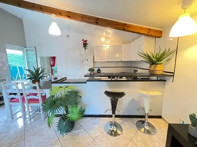 Cuisine ou kitchenette dans l'établissement Casa Luciana