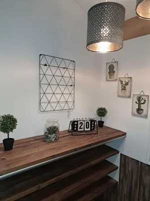 Plan de l'établissement Studio dans maison avec jardin et balcon, au calme