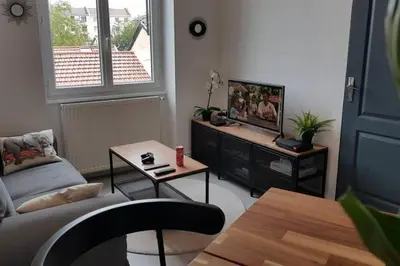 Télévision ou salle de divertissement dans l'établissement Appartement cosy proche la Part Dieu