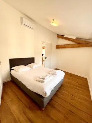Un ou plusieurs lits dans un hébergement de l'établissement Make My Day, Champagne au Mont d'or