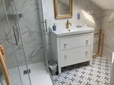 Salle de bains dans l'établissement Comme à la maison !