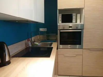Cuisine ou kitchenette dans l'établissement Le Canut Duviard - proche métro Croix-Rousse