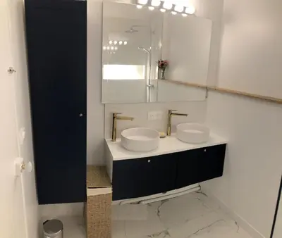 Salle de bains dans l'établissement Appartement de beau standing