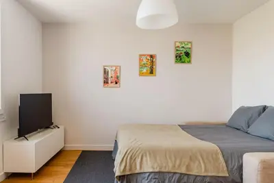Un ou plusieurs lits dans un hébergement de l'établissement LET'S - 50 m² - T2 Part Dieu / centre - Wifi