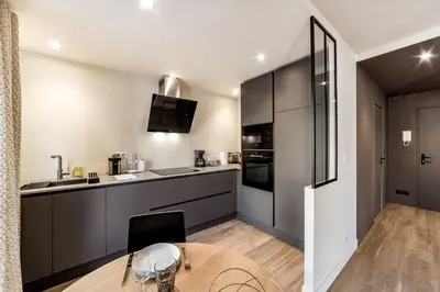 Cuisine ou kitchenette dans l'établissement All in Lyon | Moderne et lumineux Part-Dieu