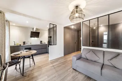 Cuisine ou kitchenette dans l'établissement All in Lyon | Moderne et lumineux Part-Dieu