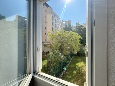 Jardin de l'établissement Studio meublé à Lyon Centre