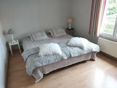 Un ou plusieurs lits dans un hébergement de l'établissement Chambre d'hôte chez Florence