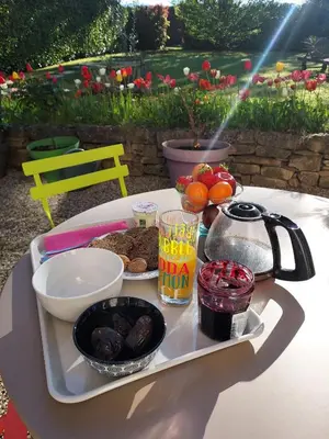 Nourriture dans le B&B/chambre d'hôtes ou à proximité