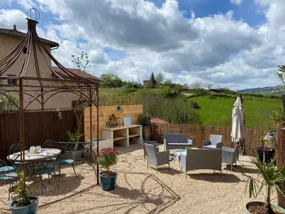 Jardin de l'établissement Maison sur cour