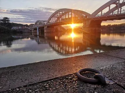 Vue sur la rivière ou le fleuve situé(e) à proximité de l'appartement