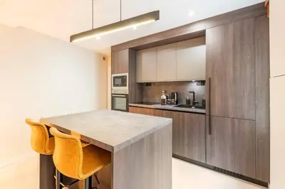 Cuisine ou kitchenette dans l'établissement Cocoon du vieux Lyon - Luxury apartment - Balneo