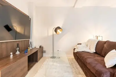 Coin salon dans l'établissement Cocoon du vieux Lyon - Luxury apartment - Balneo