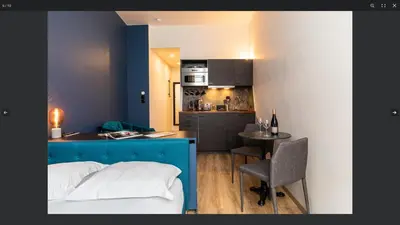 Cuisine ou kitchenette dans l'établissement Standing Bellecour Perrache