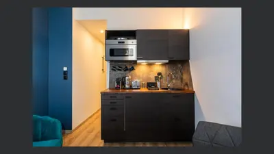 Cuisine ou kitchenette dans l'établissement Standing Bellecour Perrache
