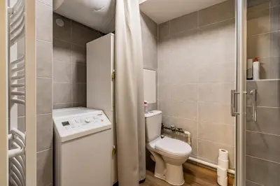 Salle de bains dans l'établissement Studio Charpennes - Parking privé gratuit