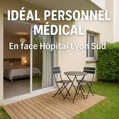 Proche Hôpital LyonSud Metro B Calme et WiFi